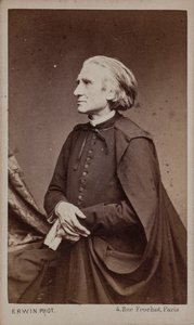 Portrét skladatele Franze Liszta 1811-1886. od Erwin Hanfstaengl