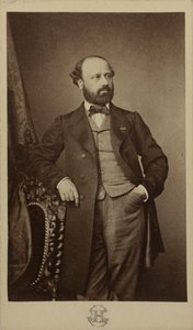 Portrét skladatele Françoise Bazina 1816-1878, cca 1760. od Erwin Hanfstaengl