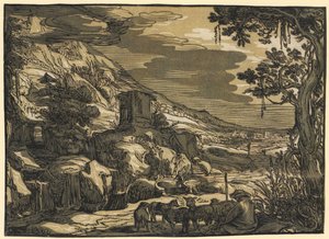 Arkádská krajina od Esaias van de Velde