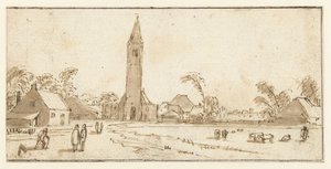 Pohled na Spaarnwoude od Esaias van de Velde