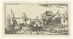 Krajina s pivovarem Krajiny (název série) od Esaias van de Velde
