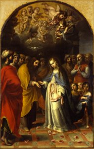 Svatba Panny, c.1693 od Esteban Márquez de Velasco