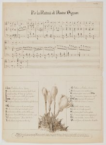 Zpěvník Per la Nativita di Nostro Signore, kolem 1868-1882 od Esther Frances Alexander