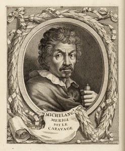 Portrét Michelangela Merisi da Caravaggia, italského malíře od Etienne Baudet