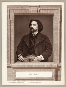 Alphonse Daudet (francouzský romanopisec, 1849-1897) od Etienne Carjat