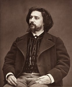 Alphonse Daudet francouzský romanopisec, 1849-1897, c. 1876. od Etienne Carjat