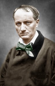 Charles Baudelaire, kolem roku 1866 (ručně kolorovaná fotografie) od Etienne Carjat