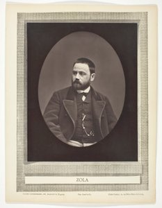 Émile Zola (francouzský romanopisec, dramatik a novinář, 1840-1902) od Etienne Carjat
