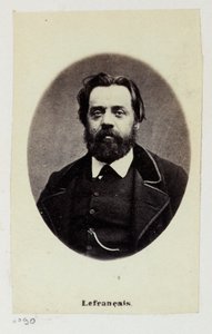 Lefrançois Adolphe Gustave, zvaný Gustave Lefrançais (1826-1901). Učitel, který roku 1849 s Pauline Roland (1805-1852) založil Sdružení socialistických učitelů. Jako člen Komuny zasedal v Komisi práce a financí.... od Etienne Carjat