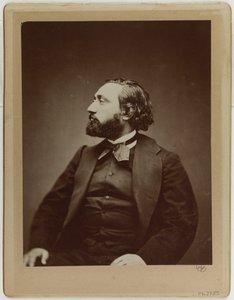Léon Gambetta (1838-1882), advokát a politik od Etienne Carjat