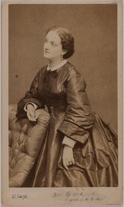 Portrét Antonine (Marie Pélissé, zvané), 1836-1900, herečky od Etienne Carjat