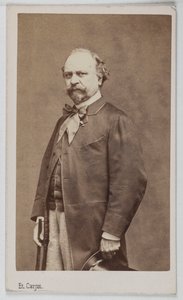 Portrét Giuseppeho Palizziho (1813-1887), italského malíře. od Etienne Carjat