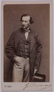 Portrét Julese Chaumonta (-1866), (herec) od Etienne Carjat