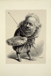 Portrét Honoré Daumiera od Etienne Carjat