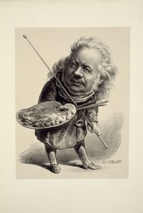 Portrét Honoré Daumiera od Etienne Carjat
