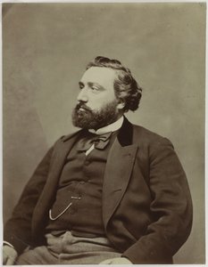 Portrét předsedy vlády Francie Léon Gambetta 1838-1882. od Etienne Carjat