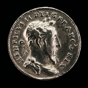 Jindřich II., 1519-1559, francouzský král 1547 [líc] od Etienne Delaune