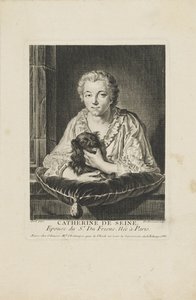 Portrét herečky Madame Quinault-Dufresne 1705-1767, c. 1750.