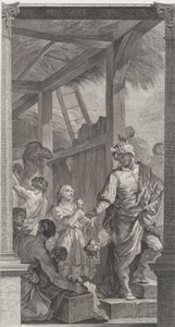 Kaple Nalezenců v Paříži: Le Roi mág Balthazar et sa suite, 1752.