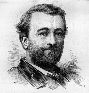 Portrét Paula Berta (1833-1886), francouzského fyziologa a politika. Rytina od Bocoura v „“Le Monde Illustré““ č. 1287 z 26. listopadu