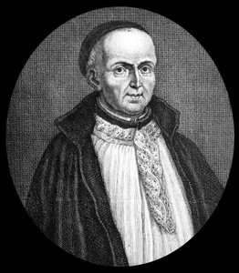 Michel Le Tellier (1643-1719) francouzský teolog, jezuita, zpovědník Ludvíka XIV., rytina od Etienne Jehandier (after) Desrochers