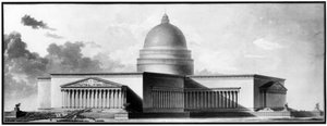 Metropole, fasády - E.L. Boullee.