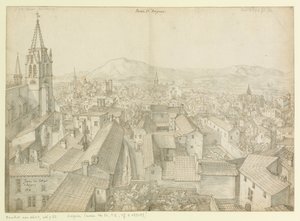 Část koleje  Avignon  1617 : část Avignonu