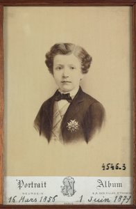 Portrét císařského prince od Etienne & Neurdein Louis Antonin (1846 p. 1915) Neurdein