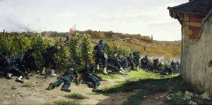 Tirailleurs de la Seine v bitvě u Rueil-Malmaison, 21. října 1870, 1875