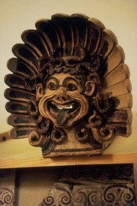 Antefix v podobě hlavy Gorgony (terakota) od Etruscan