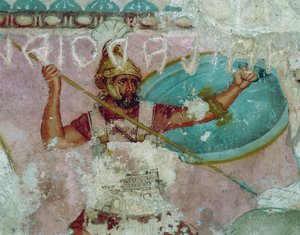 Etruská civilizace, Malba sarkofágu Amazonek, z Tarquinie od Etruscan