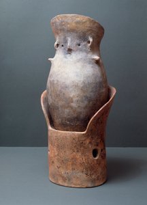Etruská civilizace, pohřební rituál: tvarovaná baldachýnová kostnice, 8. století př. n. l. Z místa Bisenzio od Etruscan