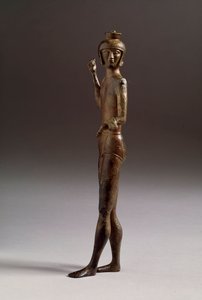 Etruská civilizace: soška válečníka v bronzu od Etruscan