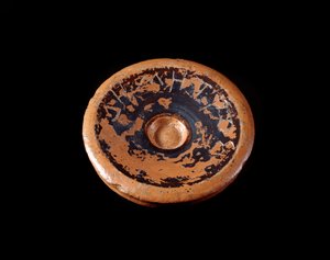 Etruská civilizace: fragment terakotového řezu zasvěcený bohyni Demeter 550-530 př. n. l. – z Gravisca, Itálie od Etruscan