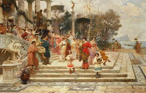 Svátek Neptuna; La Fete de Neptune (olej na plátně)