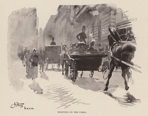 Ráno na Corsu (rytina) od Ettore Tito