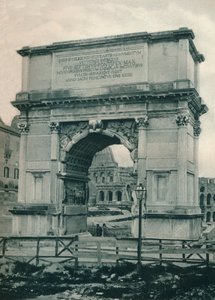 Titův oblouk, Řím, Itálie, 1927 od Eugen Poppel