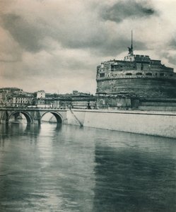 Castel Sant Angelo, Řím, Itálie, 1927 od Eugen Poppel