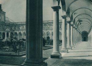 Kláštery v klášteře San Martino, poblíž Neapole, Itálie, 1927 od Eugen Poppel