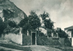 Zahrada, Taormina, Sicílie, Itálie, 1927 od Eugen Poppel
