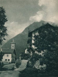 Cesta k zámku Tyrol, Merano, Jižní Tyrolsko, Itálie, 1927 od Eugen Poppel