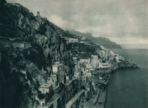 Pohled na Amalfi, Itálie, 1927 od Eugen Poppel