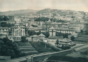 Pohled na Janov, Itálie, 1927 od Eugen Poppel