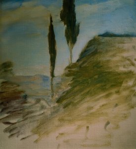 Dva cypřiše, Sketch