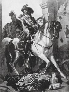 Ofen (Budín) od Turků od Eugen von (after) Blaas