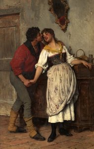 Přijato, 1887 od Eugen von Blaas