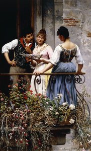 Na balkóně, 1889
