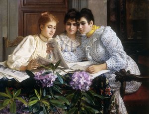 Výběr Trousseaua od Eugen von Blaas