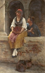 Nabídka, 1887 od Eugen von Blaas