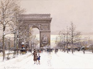 Arc de Triomphe od Eugene Galien Laloue
